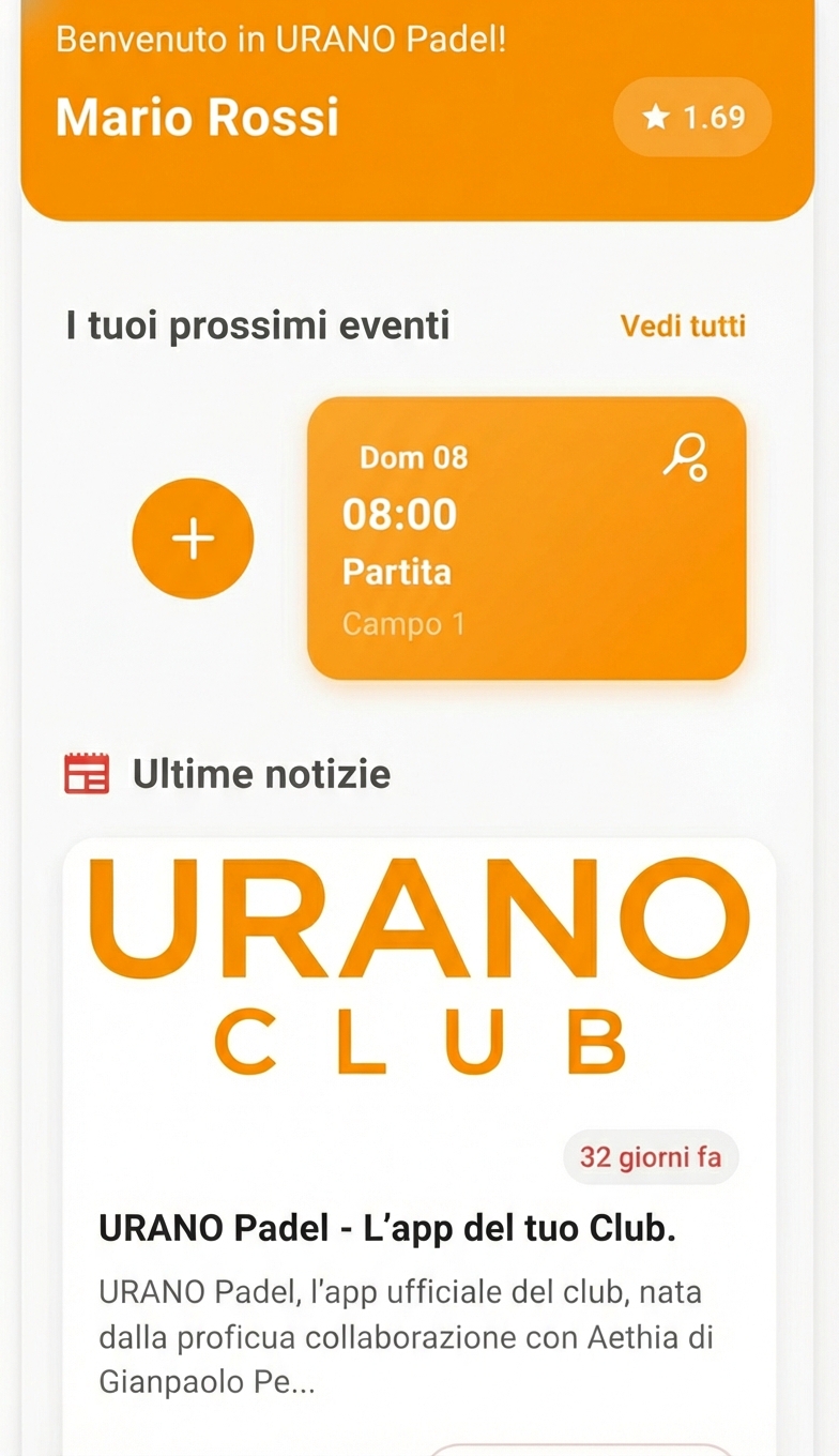 App Padel - Home