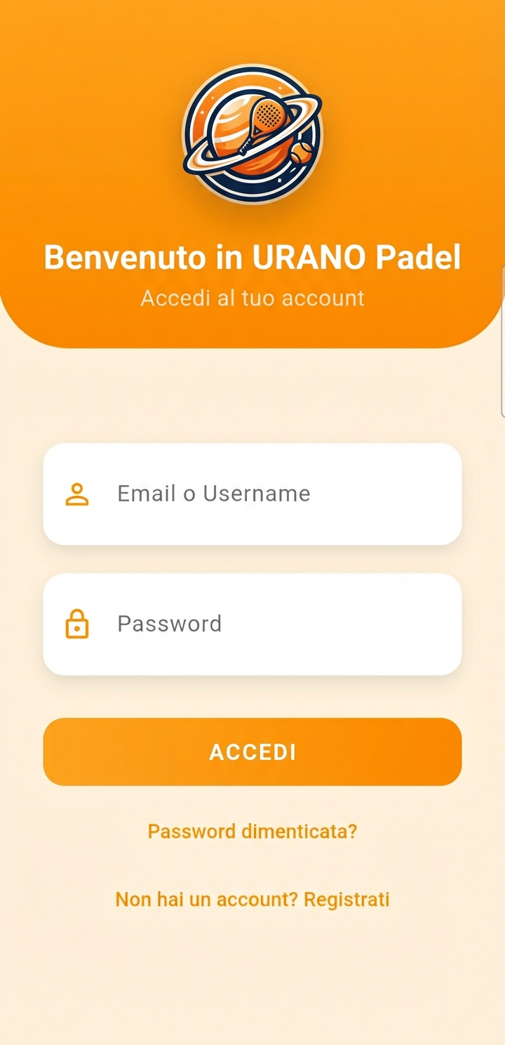 App Padel - Login